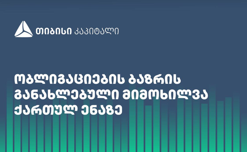თიბისი კაპიტალი ობლიგაციების ბაზრის განახლებულ მიმოხილვას უკვე ქართულ ენაზეც აქვეყნებს
