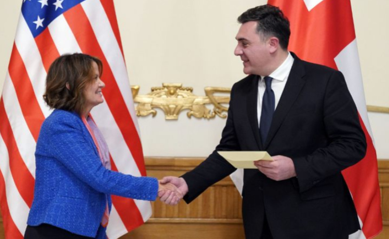 რუსული წესებით ამერიკის ელჩის წინააღმდეგ - "ოცნება" დიპლომატს ვიდეომასალებით შეიარაღებული დახვდა