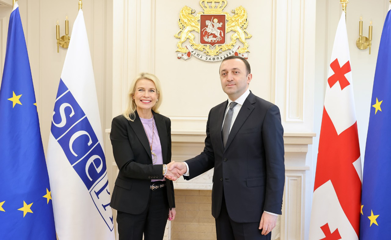 საუბარი შეეხო 2024 წლის საპარლამენტო არჩევნებს - ღარიბაშვილი ეუთოს საპარლამენტო ასამბლეის პრეზიდენტს შეხვდა