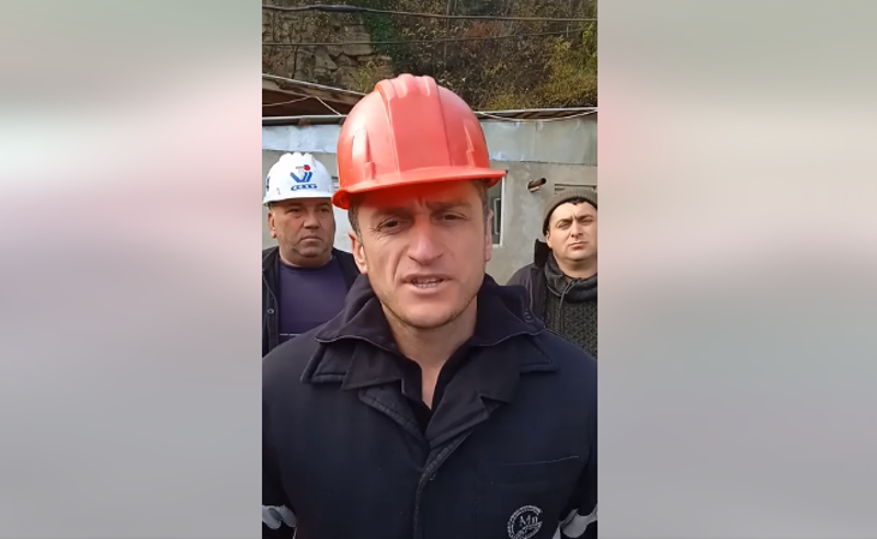 ჭიათურაში დარკვეთის მაღაროს თანამშრომლები გაიფიცნენ 