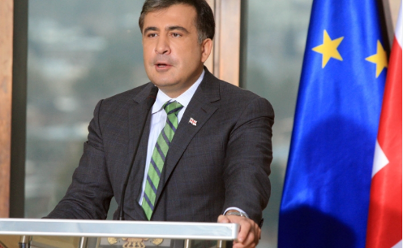 მე ვარ ამაყი ქართველი და უკრაინის ამაყი მოქალაქე, საქართველოში ერთხელ აფრიალებული ევროპის დროშა აღარასდროს დაეშვება - სააკაშვილი