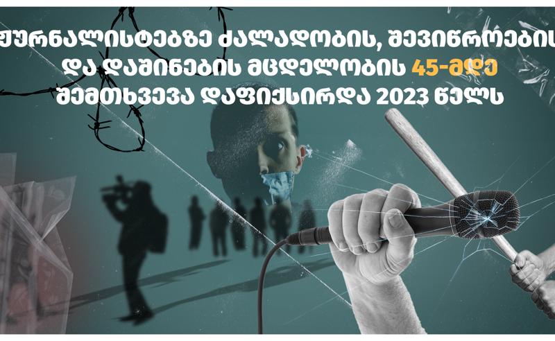 წელს მედიის წარმომადგენლებზე ძალადობისა და დაშინების მცდელობის 45-მდე შემთხვევა დაფიქსირდა - TI