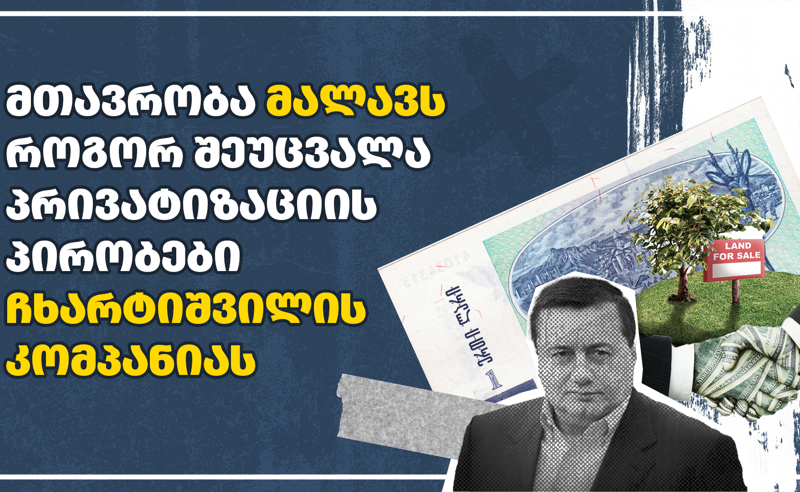 TI: მთავრობამ ვანო ჩხარტიშვილის ოფშორულ კომპანიას პრივატიზაციის პირობები შეუცვალა, დეტალები უცნობია
