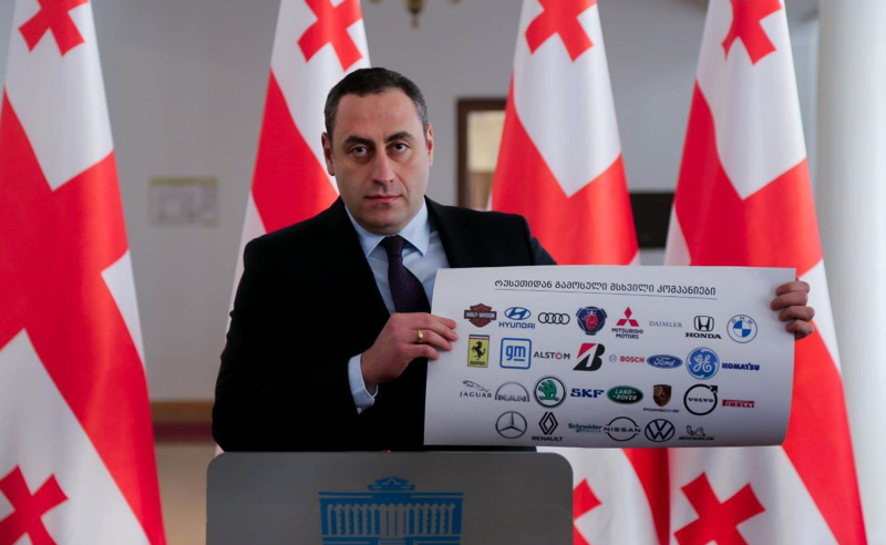 რუსული ბაზარი 5000-ზე მეტმა ბრენდმა დატოვა, ბევრთან დღემდე მაქვს კონტაქტი, გამარჯვებისთანავე, ამ კომპანიებს შემოვიყვანთ საქართველოში - ვაშაძე