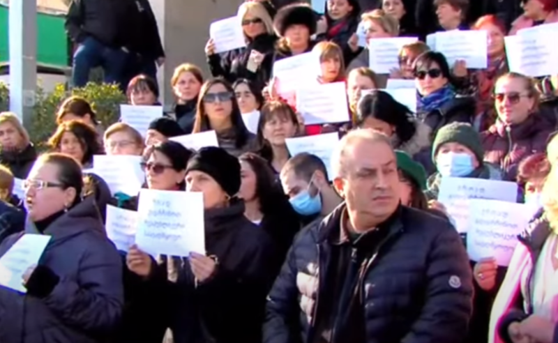 ექიმების უარი ჯანდაცვის მინისტრს - რესპუბლიკური საავამყოფოს მედიკოსები ზურაბ აზარაშვილს არ შეხვდნენ