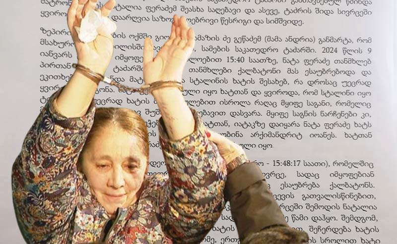 "ყვიროდა - ტირან სტალინის მიმართულებით" - რას ედავებიან ნატა ფერაძეს