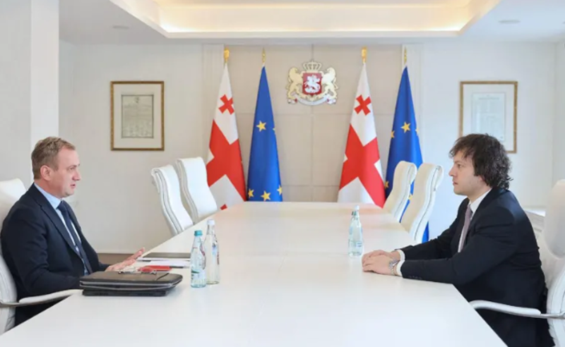 ირაკლი კობახიძე  დაზვერვის სამსახურის უფროსს შეხვდა