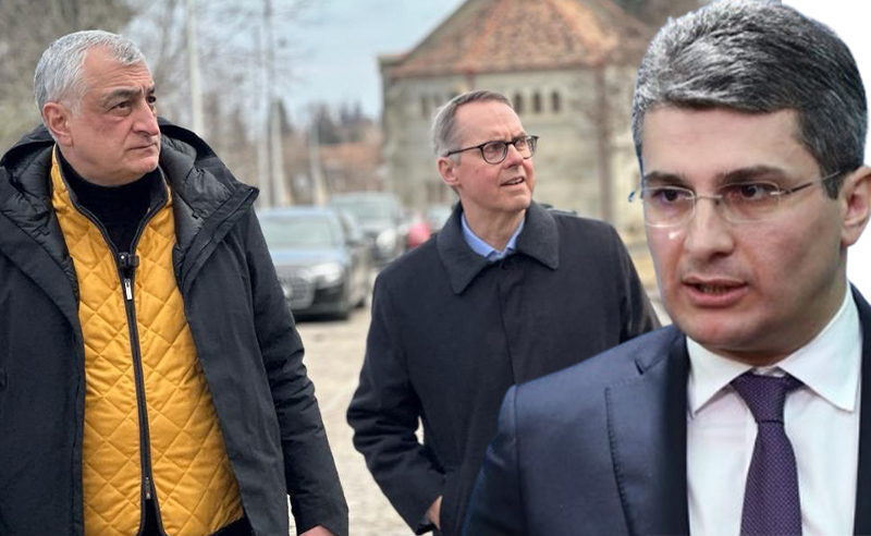 "ოცნების" ლიდერს არ მოსწონს, რომ გერმანიის ელჩი ღონისძიებაზე ხაზარაძე-ჯაფარიძესთან ერთად გამოჩნდა