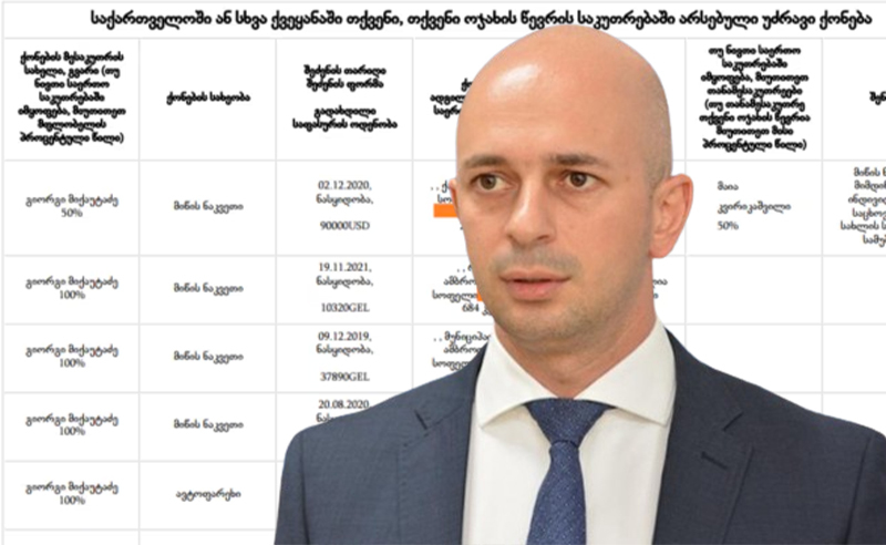 მოსამართლე გიორგი მიქაუტაძის საეჭვო ქონება - მესამე სექტორმა განგაშის სიგნალი ჩართო