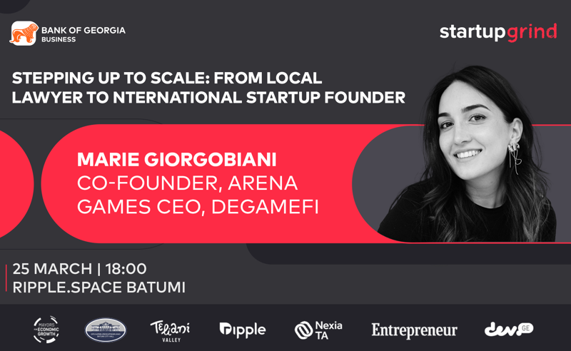 საქართველოს ბანკის მხარდაჭერით Startup Grind - ის წლის პირველი ღონისძიება ბათუმში გაიმართება