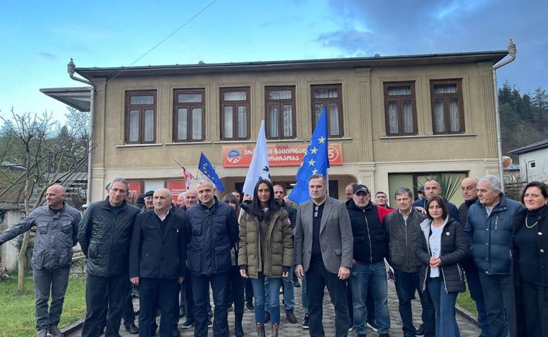 ასი ათასობით ხელმოწერა სააკაშვილის გასათავისუფლებლად - ენმ-მ მსვლელობა წალენჯიხიდან დაიწყო და პრეზიდენტის ადმინისტრაციასთან დაასრულებს