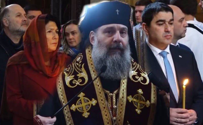 პირველი შეხვედრა ვეტოს დაძლევის შემდეგ - პრეზიდენტი და პარლამენტის თავმჯდომარე სიონში
