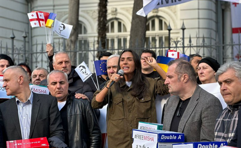 საქართველოს ასი ათასობით მოქალაქის ხელმოწერა მიხეილ სააკაშვილის გათავისუფლების მოთხოვნით  პრეზიდენტის ადმინისტრაციაშია