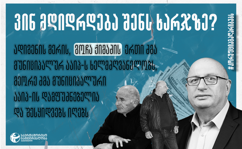 ადიგენის მერის ძმების კეთილდღეობა ბიუჯეტის ხარჯზე და ააიპ-ებიდან და შესყიდვებით მიღებული მილიონები - რა ინფორმაციას აქვეყნებს TI