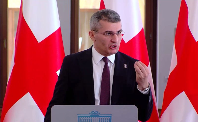 რუსული კანონის კრიტიკა - მდინარაძე გაეროსგან არგუმენტებს ითხოვს