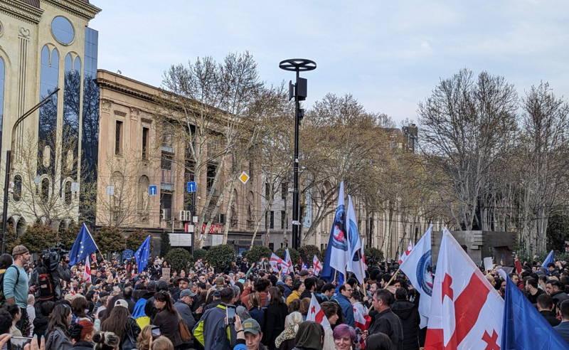 კი ევროპას! არა რუსულ კანონს! - აქციამ პარლამენტთან გადაინაცვლა (ფოტოკოლაჟი)