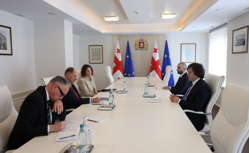 ელჩების შეხვედრა კობახიძესთან - განხილვის თემა რუსული კანონი იყო