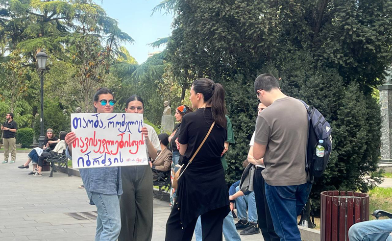 "ხელისუფლებას ეშინია ლაღი და თავისუფალი ადამიანების" - სტუდენტების მზადება საპროტესტო მარშისთვის