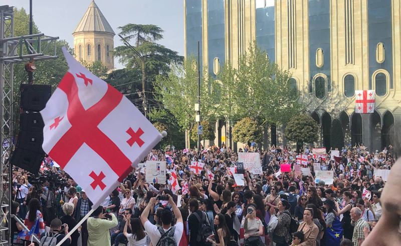 გეგმა ცნობილია: მეორე მოსმენის წინ აქცია 28 აპრილს 19:00 საათზე გაიმართება 