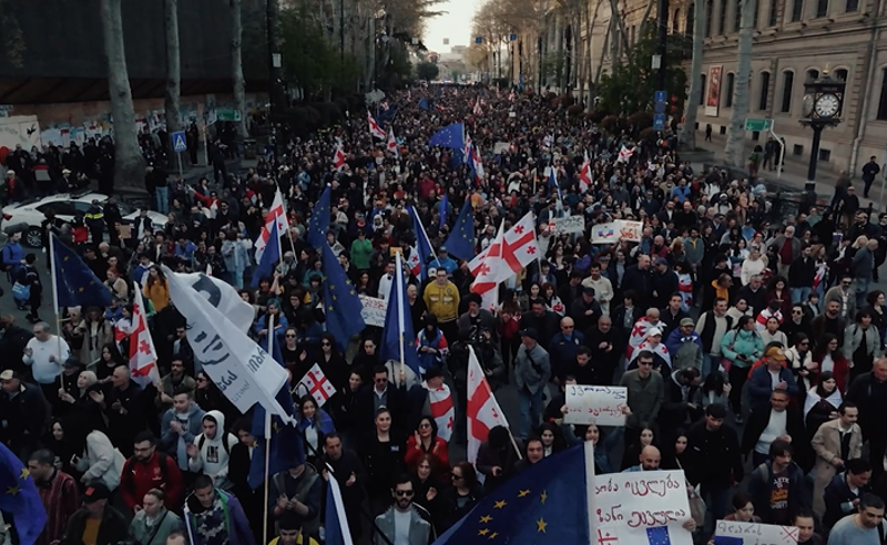 28 აპრილს შეკრებით პასუხს გავცემთ 29 აპრილს ხელისუფლების მიერ დაგეგმილ აქციას - სტუდენტები