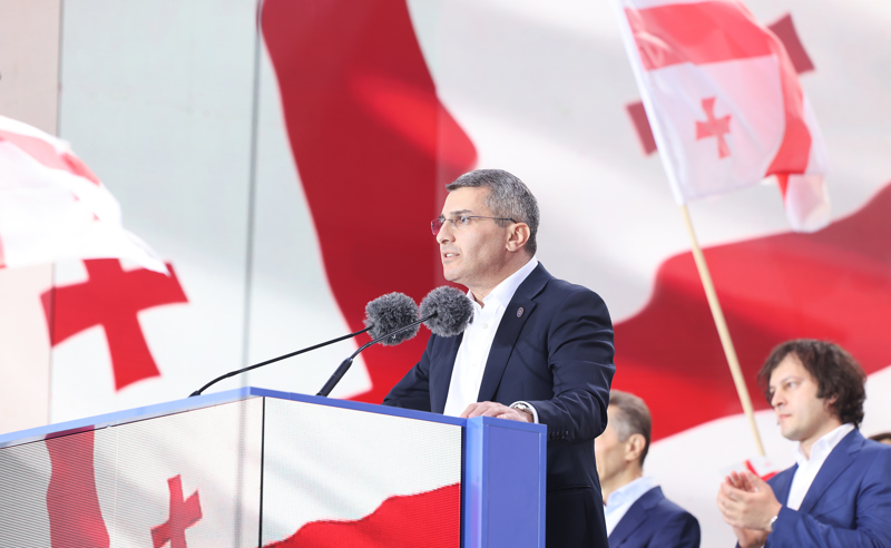 მდინარაძე ამტკიცებს, რომ გუშინ, "რუსულ მარშზე" 200 000-ზე მეტი ადამიანი იყო