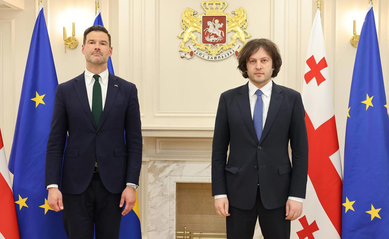 კობახიძე შვედეთის სამეფოს საერთაშორისო განვითარების თანამშრომლობის და საგარეო ვაჭრობის მინისტრს შეხვდა - რა ახსნა ჰქონდა პრემიერს