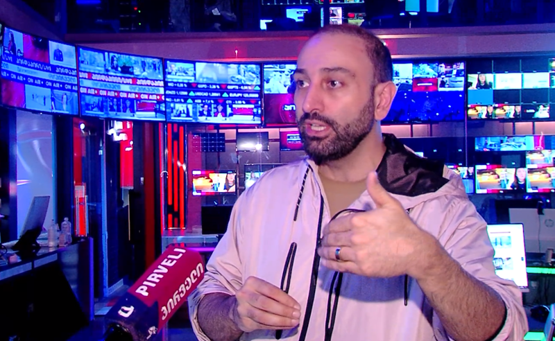 "პოლიციის არმოსვლა ნიშნავს, რომ გომელაურიც ისეთივე ტერორისტული დაჯგუფების მეთაურია, რომელიც "ტვ პირველთან" მოაგზავნეს" - ნოდარ მელაძე