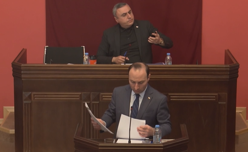 მას შემდეგ, რაც პრეზიდენტმა საჯარო მოხელეებს მიმართა, ოხანაშვილმა პარლამენტის აპარატს მუშაობისთვის მადლობა საჯაროდ გადაუხადა