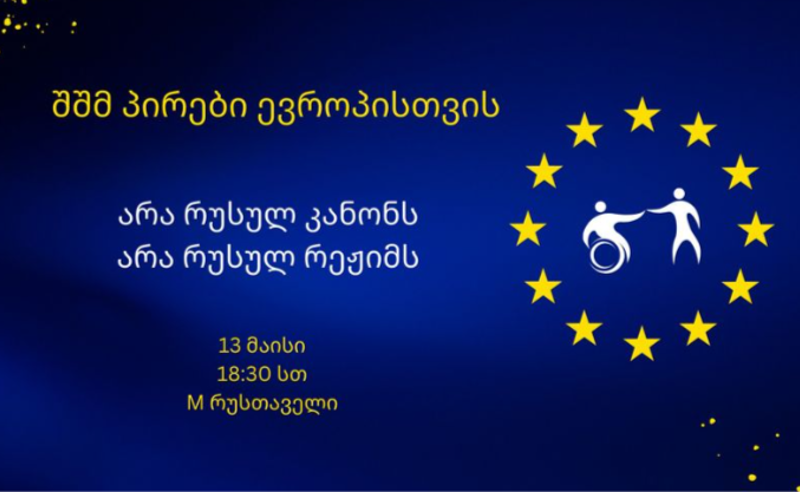 შშმ პირები რუსთაველზე დაანონსებულ აქციას მსვლელობით შეუერთდებიან
