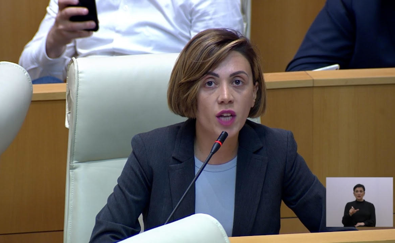 ვის იცავთ? იცავთ რუსულ რეჟიმს! - ანი წითლიძე სპეცრაზმელებს