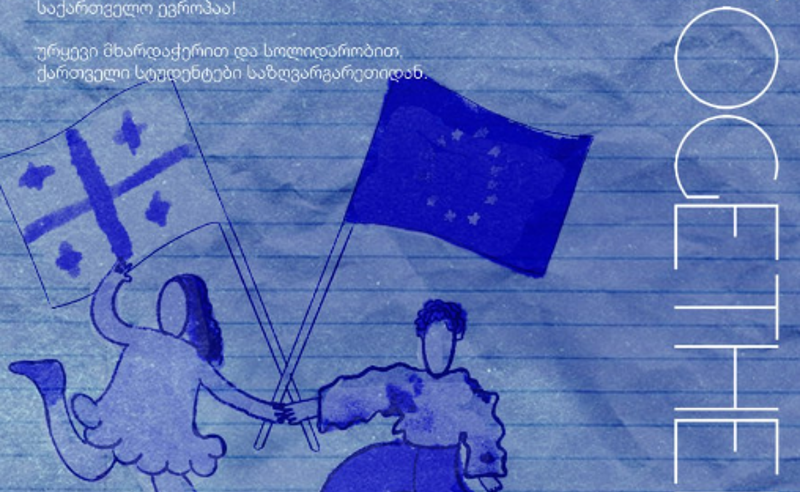 გიცხადებთ სოლიდარობას, ამ ბრძოლაში ერთად ვდგავართ - საზღვარგარეთ მყოფი ქართველი სტუდენტების წერილი