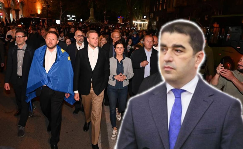 ხელისუფლების საწინააღმდეგო მიტინგზე გამოდიხარ, ეს არ არის ევროპული ქცევა, ეს არის საბჭოთა ქცევა - პაპუაშვილი