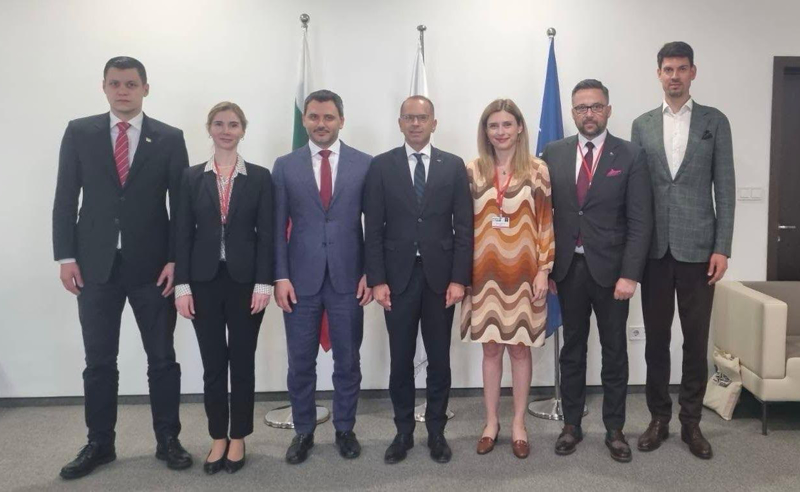 თინა ბოკუჩავა ბულგარეთში  ნატოს საპარლამენტო ასამბლეის პრეზიდენტს მიხაილ შერბას შეხვდა