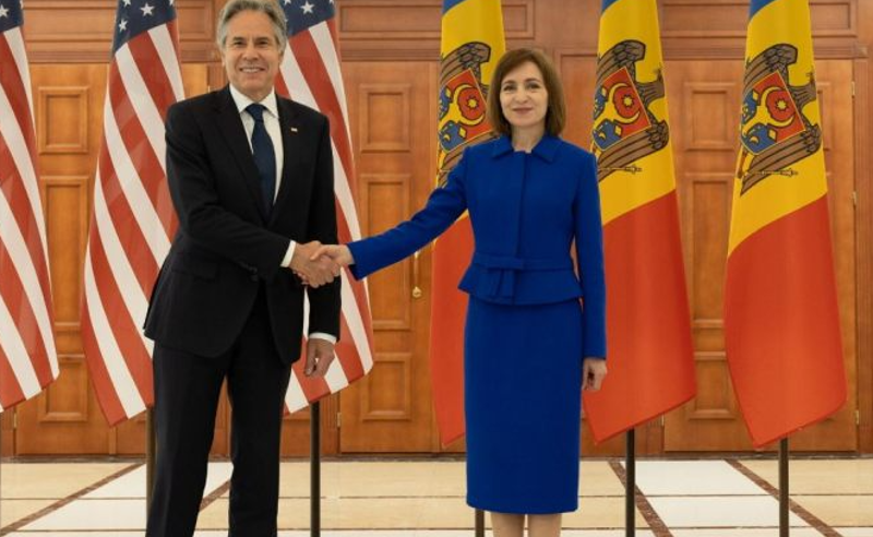 ბლინკენი მოლდოვაში ჩავიდა