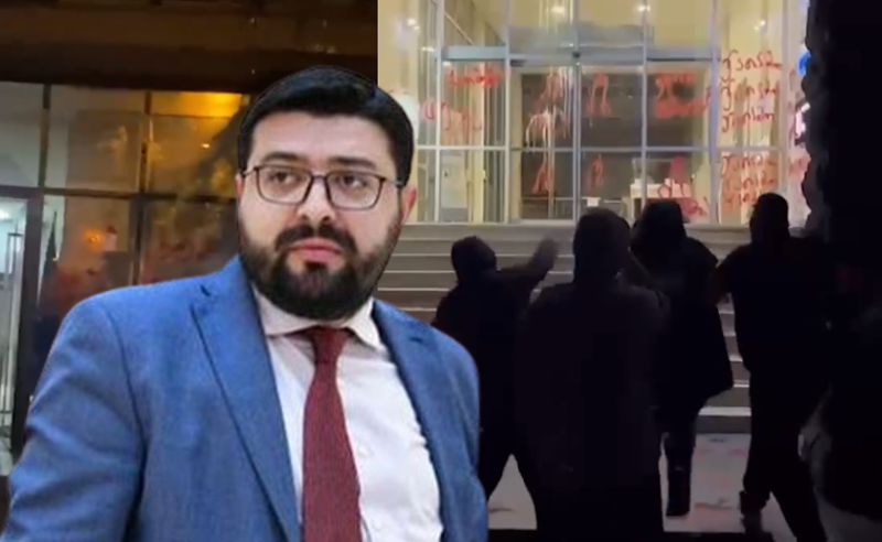 ბრიტანეთის სავიზო ცენტრზე თავდასხმაზე პასუხისმგებლობა "ოცნების" დეპუტატმა აიღო