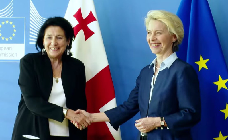 მოვუწოდებთ საქართველოს მთავრობას, ევროკავშირის მისწრაფებების შესაბამისად იმოქმედოს - ურსულა დონ დერ ლაიენი