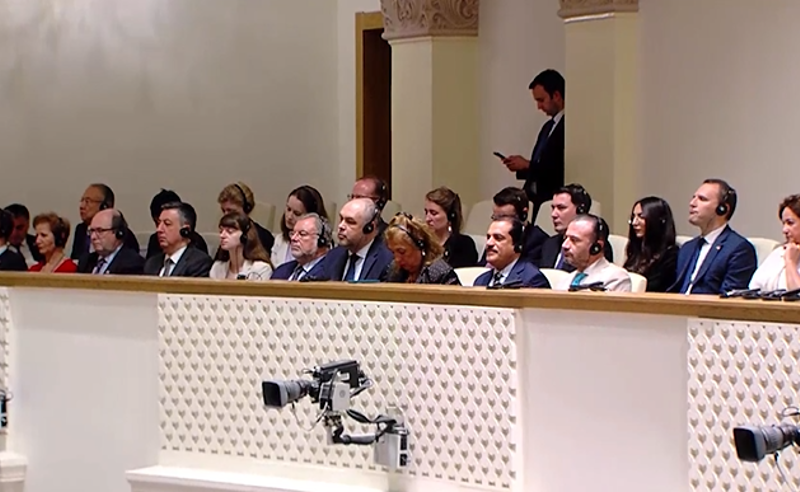 ელჩების დემარში - პრემიერის წლიურ მოსმენას დიპლომატიური კორპუსის დიდი ნაწილი არ ესწრება