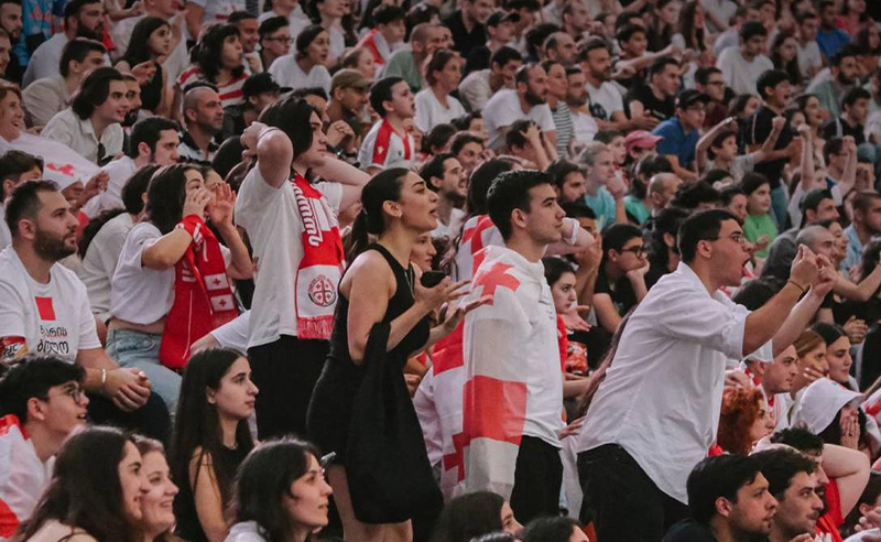 ისტორიული თამაში ესპანეთთან - მზადება მესხის სტადიონზე