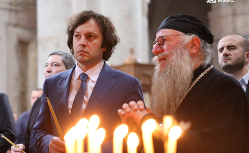 ირაკლი კობახიძე სტიქიის შედეგად დაზიანებული ალავერდის საკათედრო ტაძრის აღდგენის სამუშაოებს გაეცნო