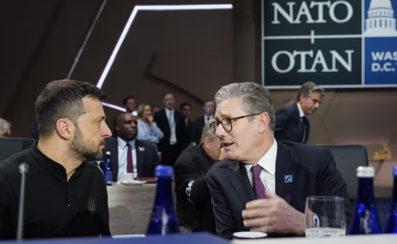 ზელენსკი დიდ ბრიტანეთსა და ირლანდიას ეწვევა