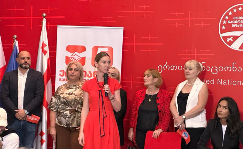 მოხარული ვარ, ადამიანი, რომელსაც აქვს უშრეტი ენერგია, დედაქალაქში ენმ-ის კამპანიას უხელმძღვანელებს - ბოკუჩავა