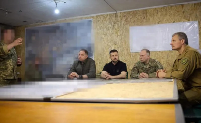 ზელენსკი ხარკოვთან ფრონტის ხაზზე იმყოფება