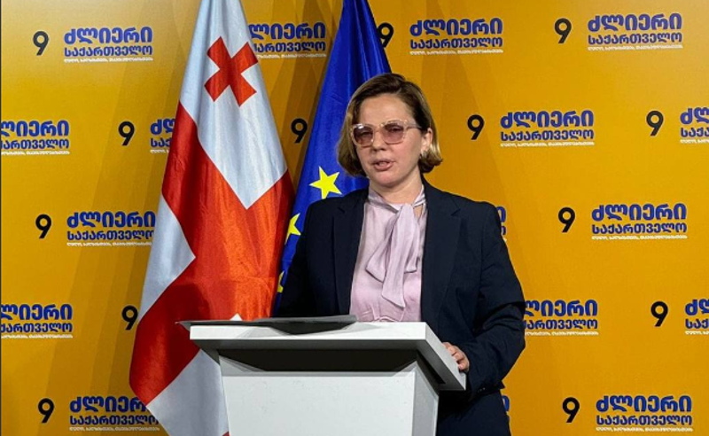 ანა დოლიძე: ხელისუფლებას მხოლოდ ჯიბის გასქელება, ტენდერები და საკუთარი თანამდებობის შენარჩუნება აინტერესებს