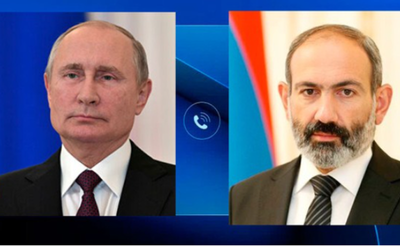 ვლადიმერ პუტინსა და ნიკოლოზ ფაშინიანს შორის სატელეფონო საუბარი შედგა 