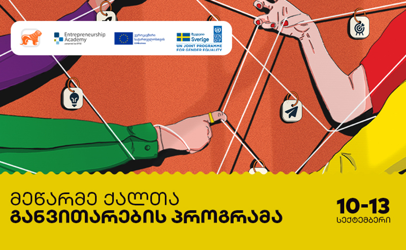 საქართველოს ბანკისა და UNDP-ის მეწარმე ქალთა განვითარების პროგრამის მეათე ნაკადზე მიღება დაიწყო
