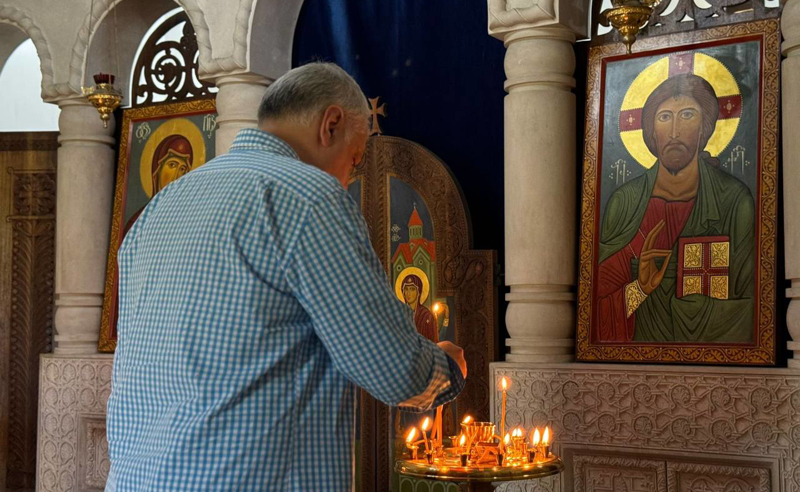 "მინდა მოგილოცოთ ყველას ღვთისმშობლის დღესასწაული სოფელი ბაშიდან, ღვთისმშობლის სახელობის ტაძრიდან" - ხაზარაძე 
