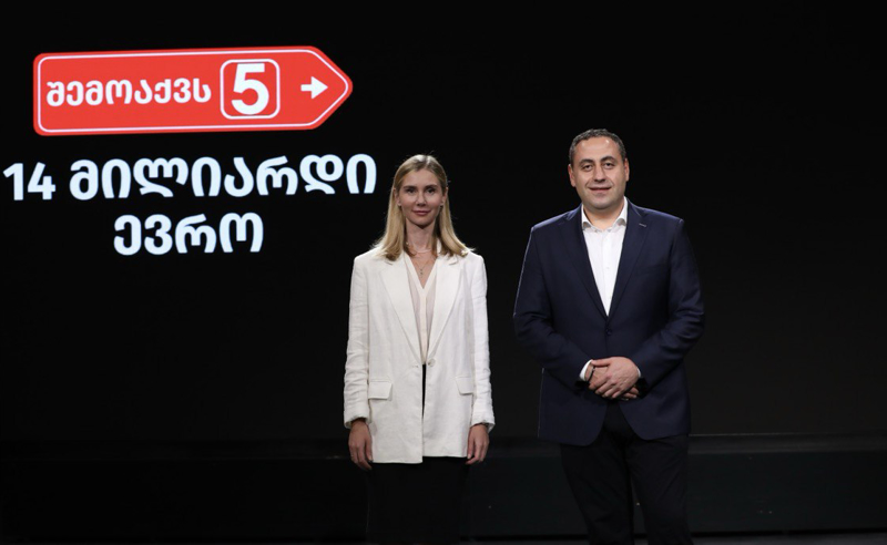 გიორგი ვაშაძე: 14 მილიარდი ევრო, 14 მილიარდ ევროს ბლოკავს დღეს “ოცნება“