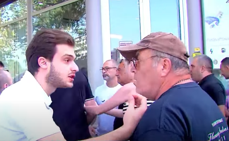 ხმაური რუსთავში - "აირჩიე ევროპას" წევრებს საჯარო მოხელეები დაახვედრეს