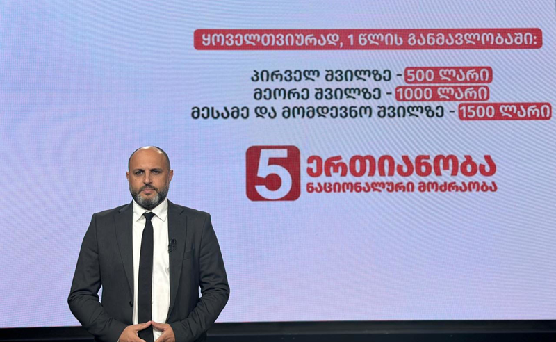 უკიდურესმა გაჭირვებამ შობადობა ისტორიულ მინიმუმზე მიიყვანა - ნადირაძე