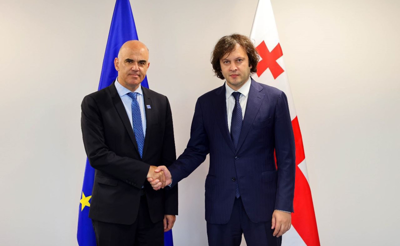 ირაკლი კობახიძე ევროპის საბჭოს გენერალურ მდივანს, ალან ბერსეს შეხვდა
